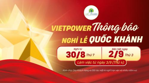 Thông báo nghỉ lễ Quốc Khánh 02/09/2025