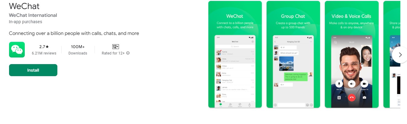 WeChat - Ứng dụng liên lạc 