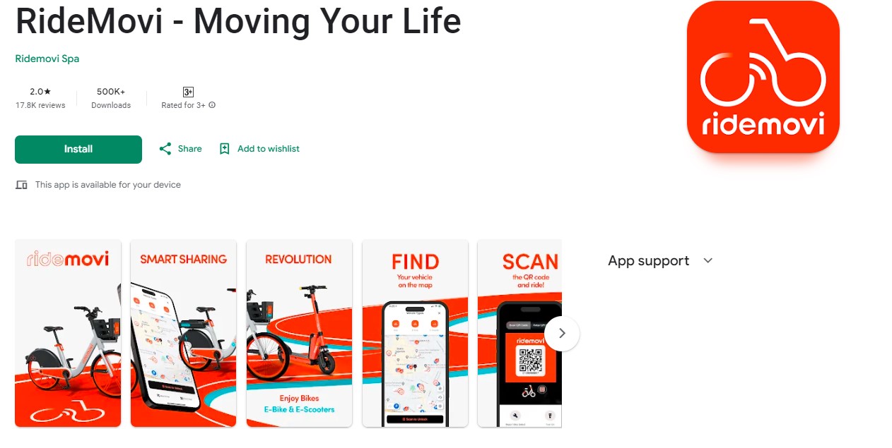 Mobike - Ứng dụng thuê xe đạp