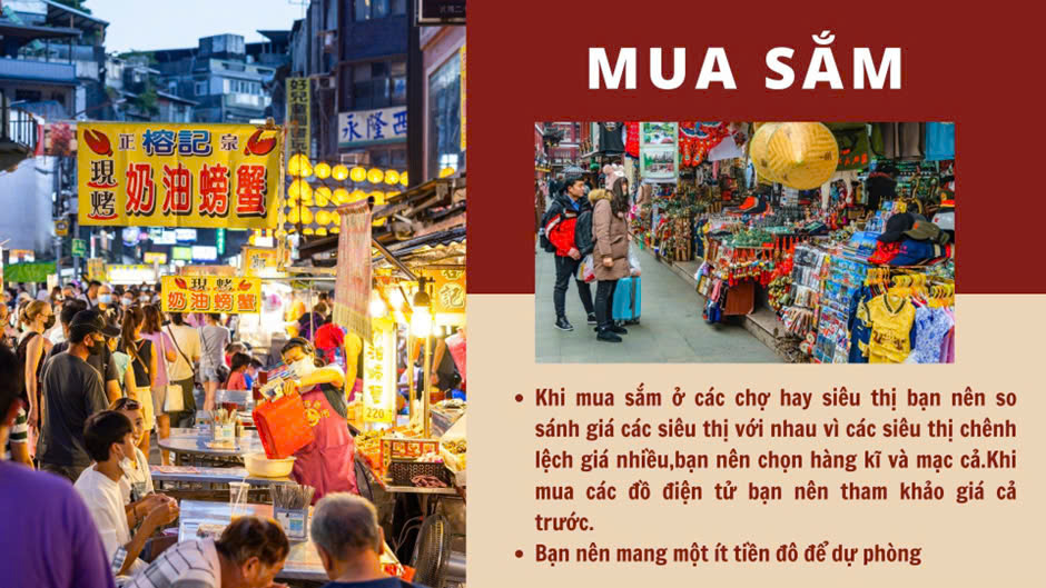 Du khách cần tham khảo giá trước và mặc cả khi mua sắm tại các chợ Trung Quốc